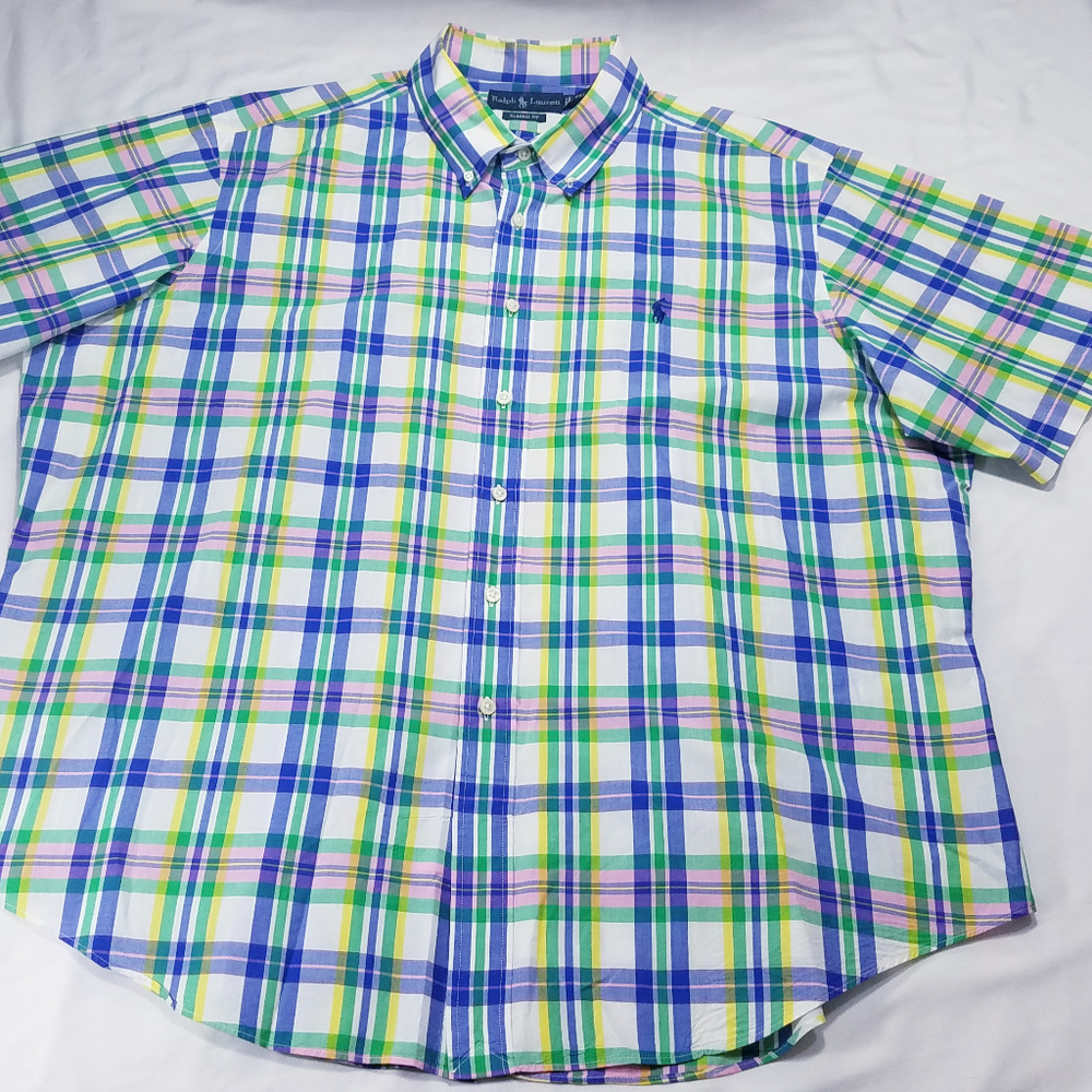XXL Ralph Lauren Short Sleeve Plaid